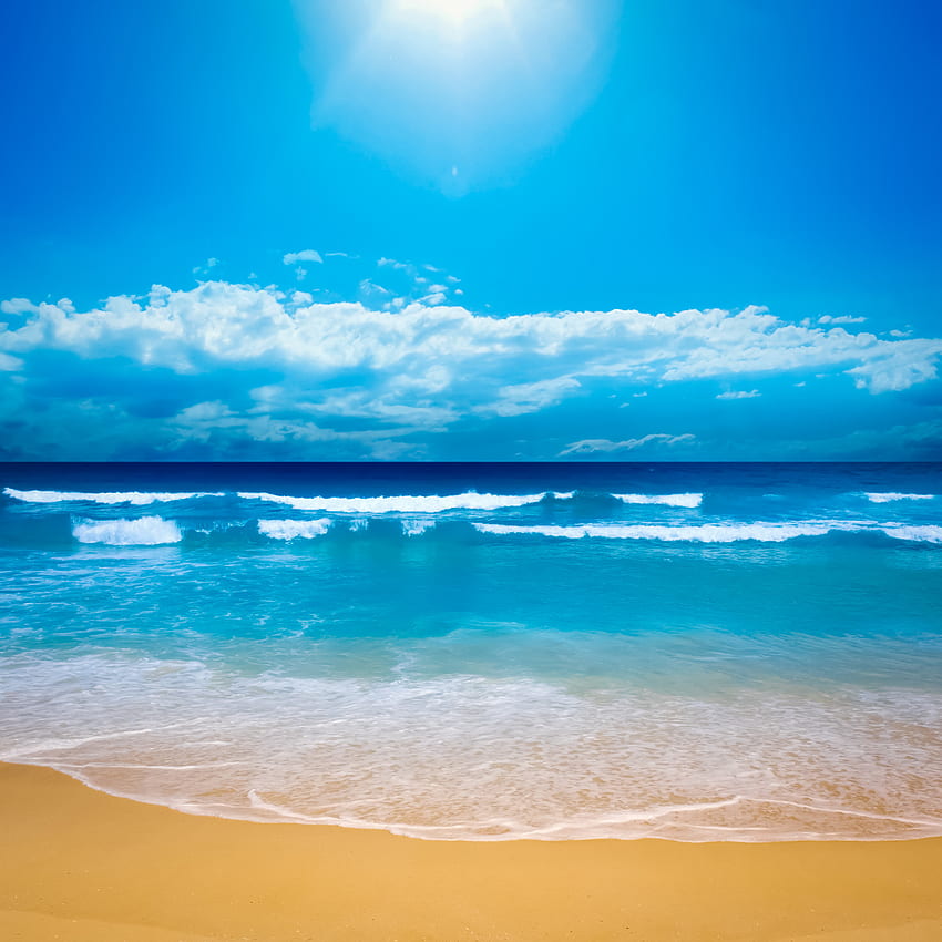 Sunny Beach. Beautiful Retina iPad HD phone wallpaper | Pxfuel