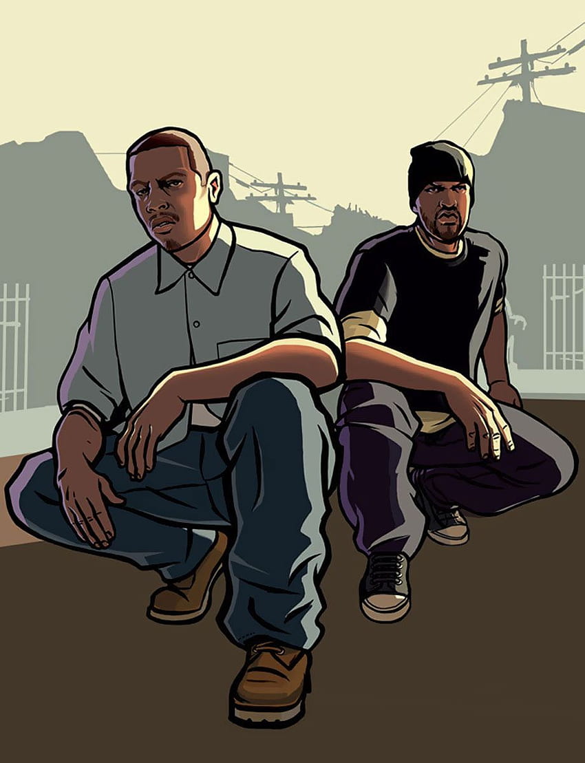 Carl Johnson Art - Grand Theft Auto: San Andreas Art Gallery. San HD phone wallpaper
