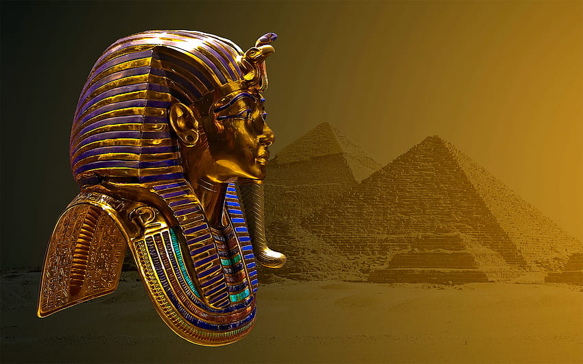 tutankhamun, Mask, Pyramid, Egypt / and Mobile Background, Old Egypt HD wallpaper
