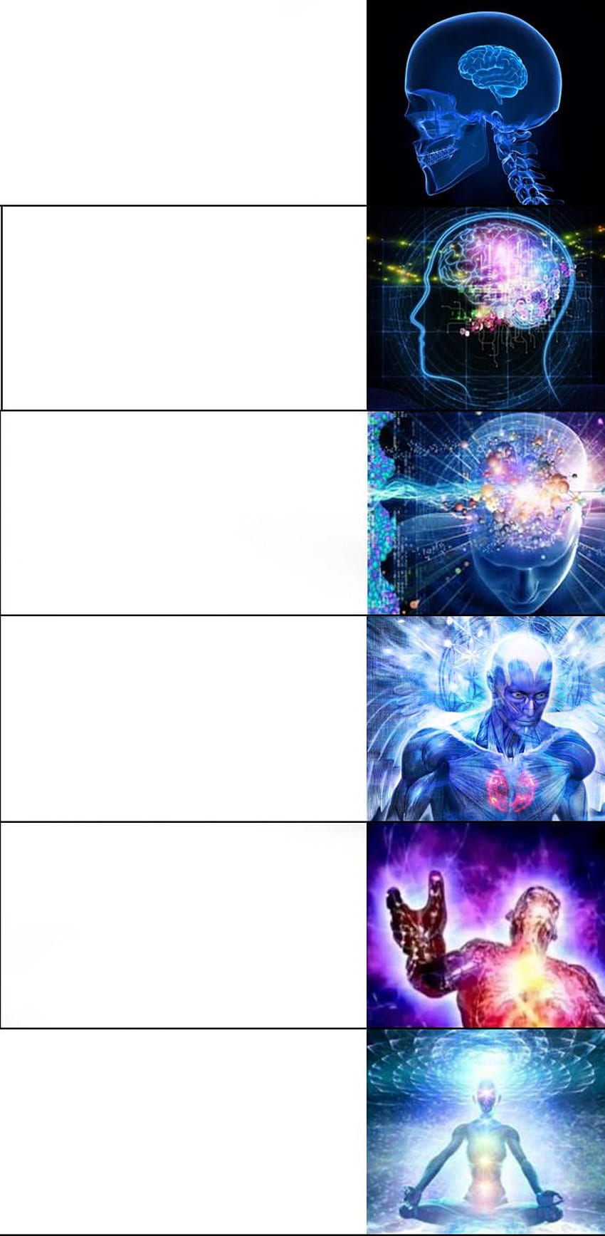 expanding brain six template. Galaxy Brain. Brain meme, Meme template, Brain HD phone wallpaper