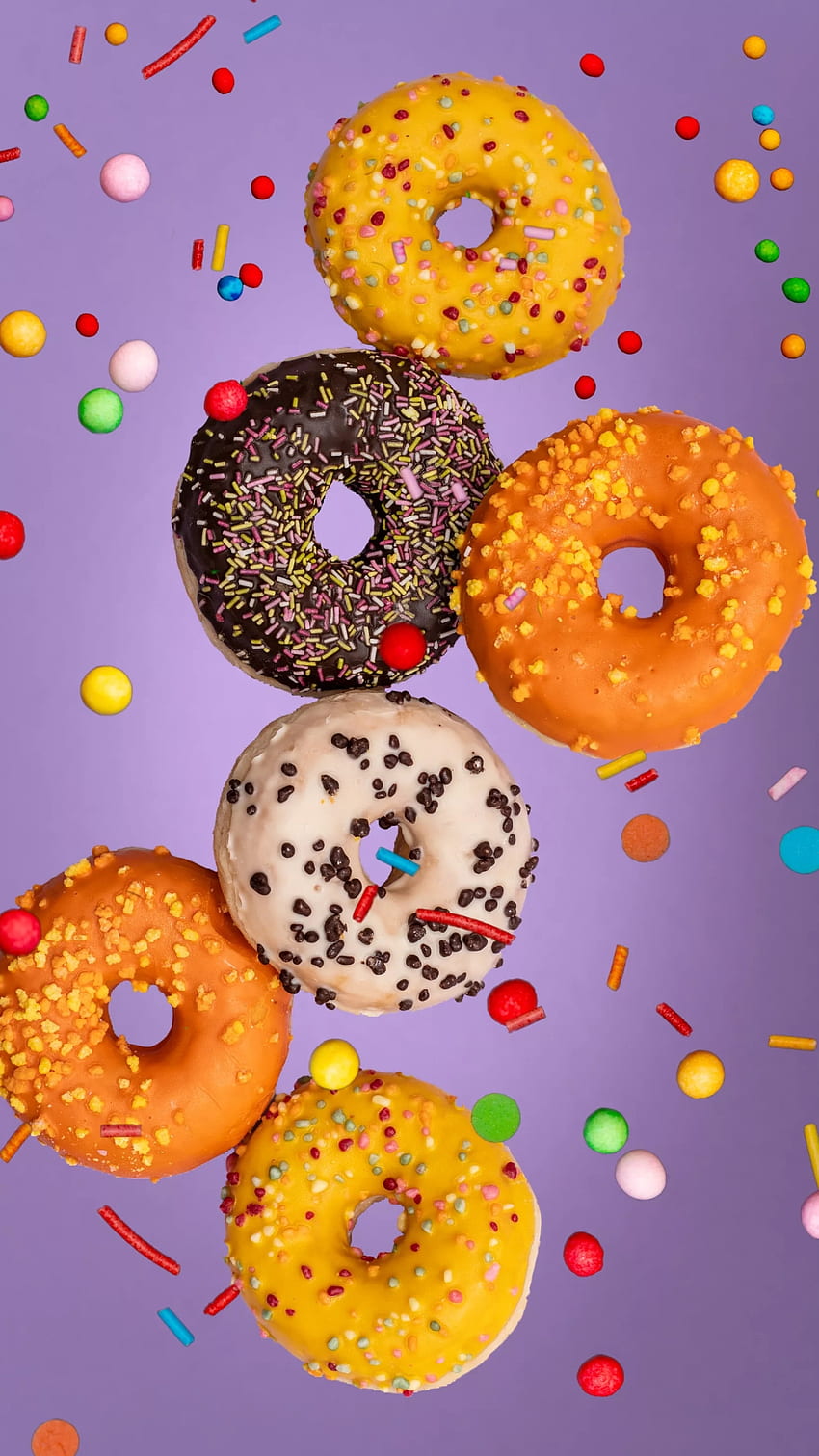 Donuts, sweat, food HD phone wallpaper | Pxfuel