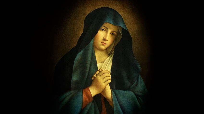 Mais bela da bem-aventurada Virgem Maria. Cristão, Santa Maria papel de parede HD