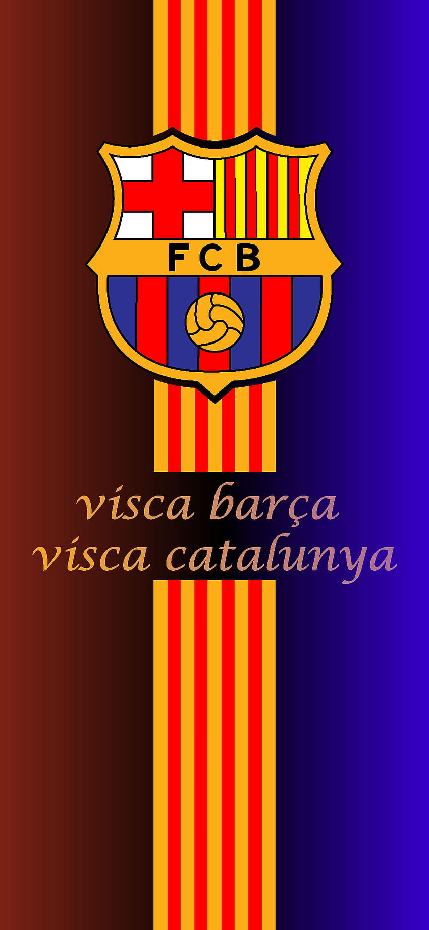 FCB visca barça visca, fcbb, barca, Barcelona, ​​catalunya, futbol, ​​fc HD telefon duvar kağıdı