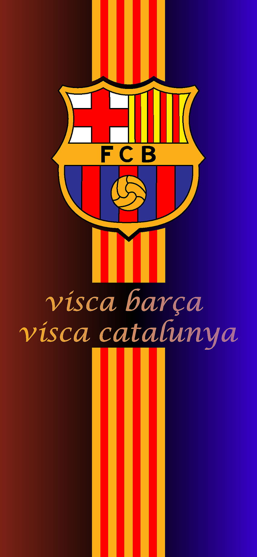 FCB visca barça visca, fcbb, barca, Barcelona, ​​catalunya, futebol, fc Papel de parede de celular HD