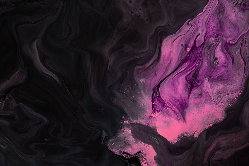 Abstrakt, Pink, Scheidungen, Farbe, Flüssigkeit HD-Hintergrundbild