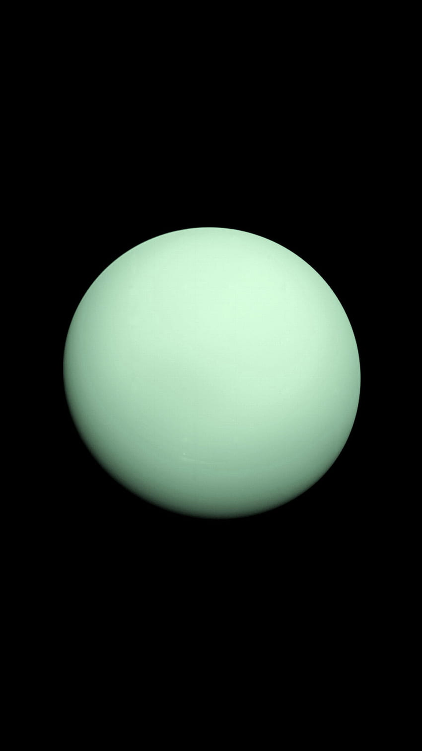 iPhone X. Weltraumplanet dunkler Stern Naturillustrationskunst minimal, NASA Uranus HD-Handy-Hintergrundbild