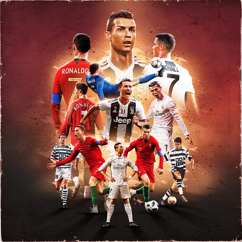Football Collage. Ronaldo soccer, Ronaldo, Messi vs Ronaldo HD phone  wallpaper | Pxfuel