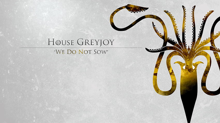 Sin spoilers Algunos de ustedes pueden recordar mi casa estilo acuarela, ha pasado un tiempo, pero aquí hay una nueva para saquear la suya (OC): Gameofthrones, House Greyjoy fondo de pantalla