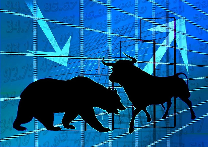 Stock Exchange Bull Bear HD wallpaper