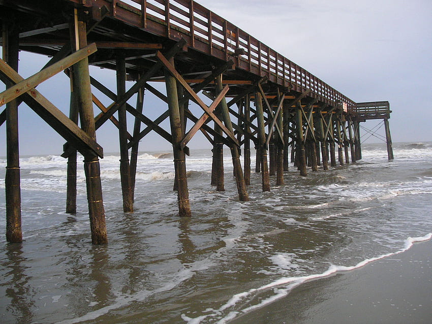 Isle of Palms, South Carolina (Pier) HD wallpaper | Pxfuel