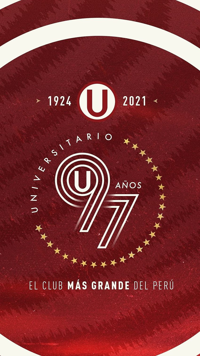 Aniversario, Universitario de deportes, 97 años, Peru Tapeta na telefon HD