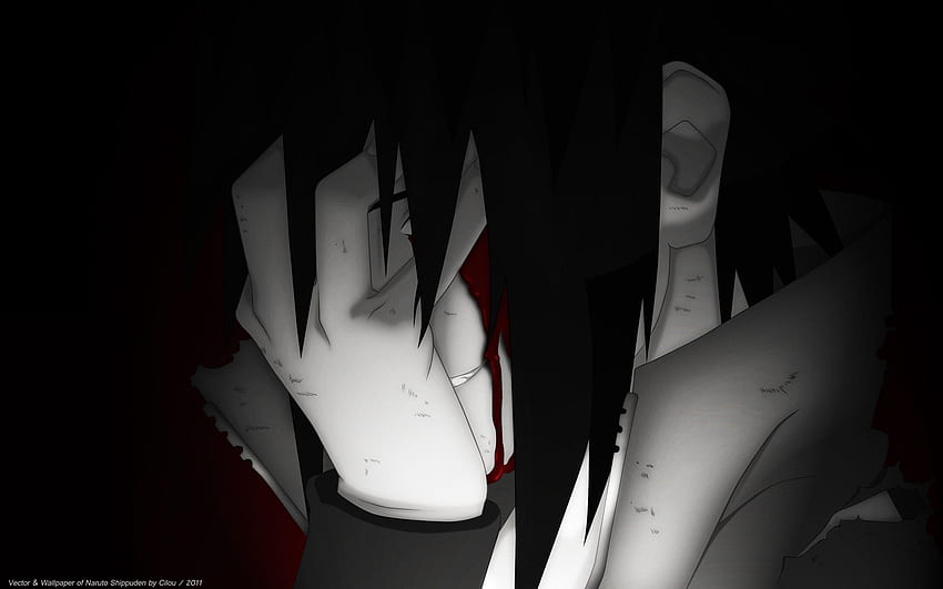 Dark sasuke, naruto, sasuke, shipuuden, manga, desenho, uchiha