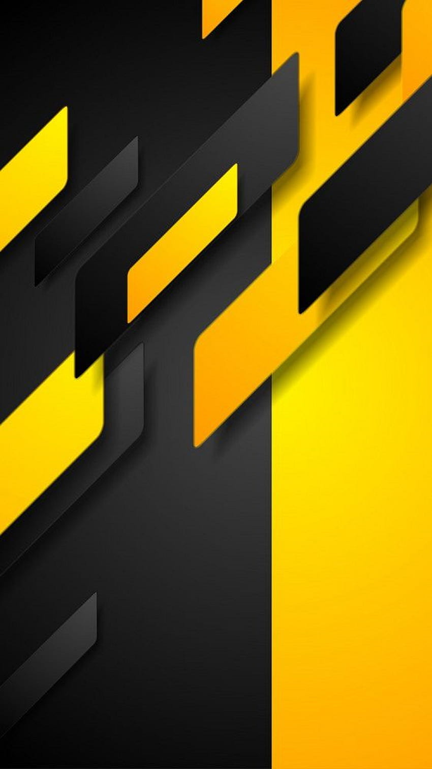 Abstraktes Design Nr. 7. Abstrakter Hintergrund, abstrakt, grafisch, cooles gelbes Spiel HD-Handy-Hintergrundbild