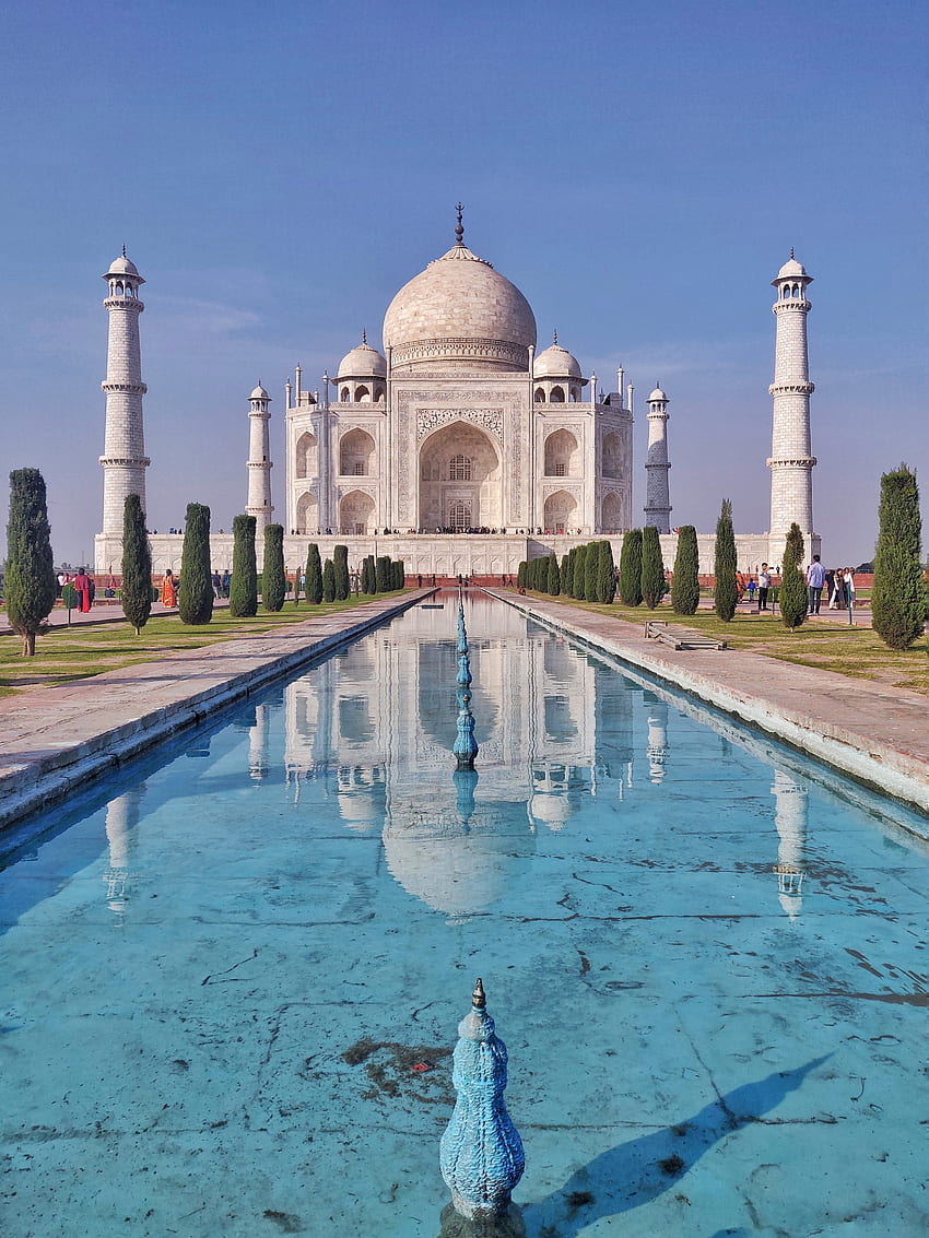 Tac Mahal, gökyüzü, dünya, Anıtlar, Hindistan HD telefon duvar kağıdı