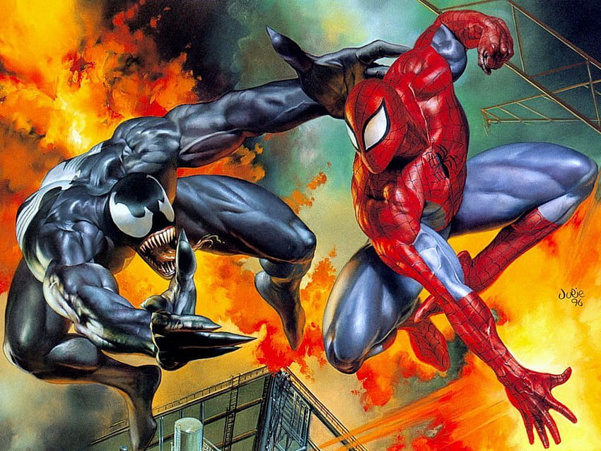 Galeria Spiderman vs Venom, Spider-Man i Venom Tapeta HD