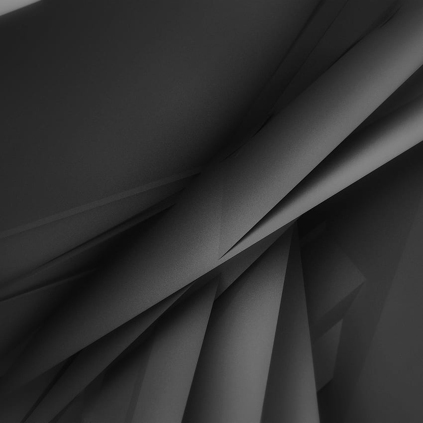 Abstract Background Line Shape Gray Minimal3D Pattern Bw Dark, Abstract Dark Grey HD phone wallpaper