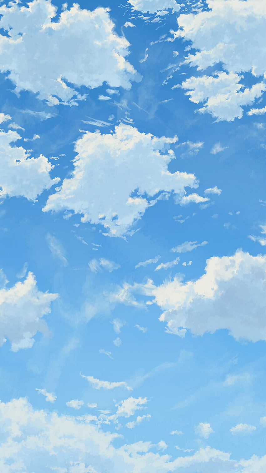 iPhone X . арт аниме небе, естетическо аниме небе HD тапет за телефон