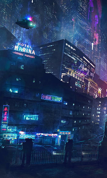 Android cyberpunk HD wallpapers