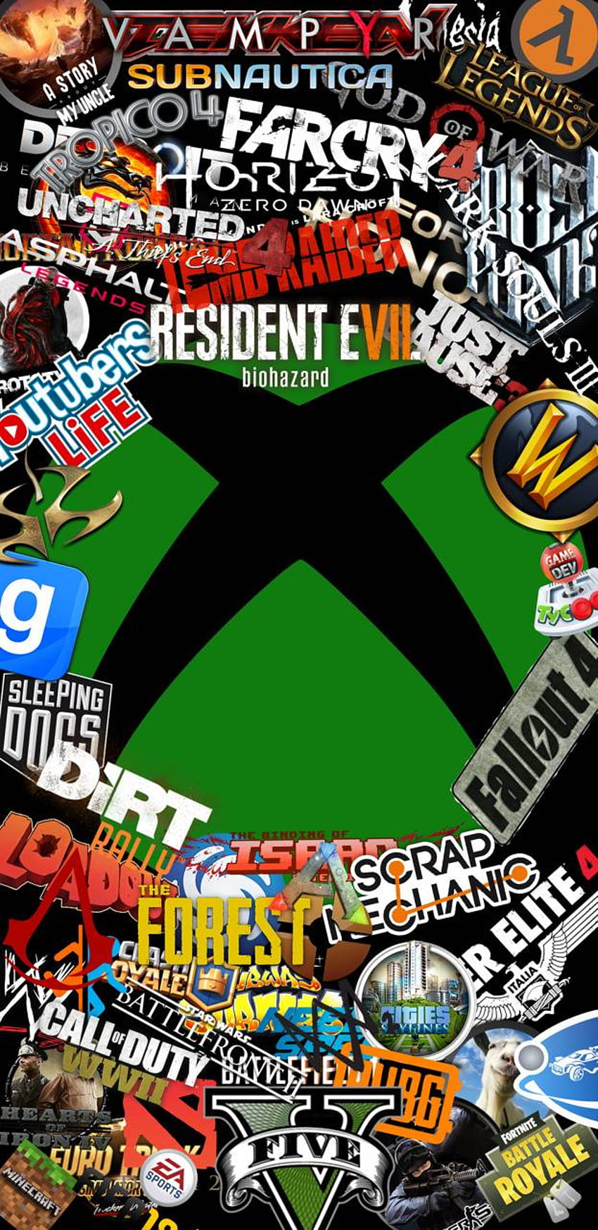 Xbox 게임 HD 전화 배경 화면