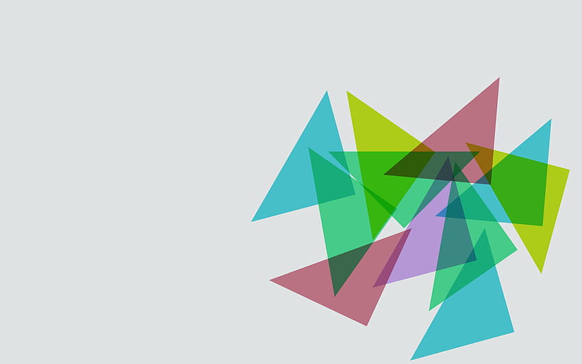 Vettore, multicolore, eterogeneo, forma, forme, triangoli Sfondo HD