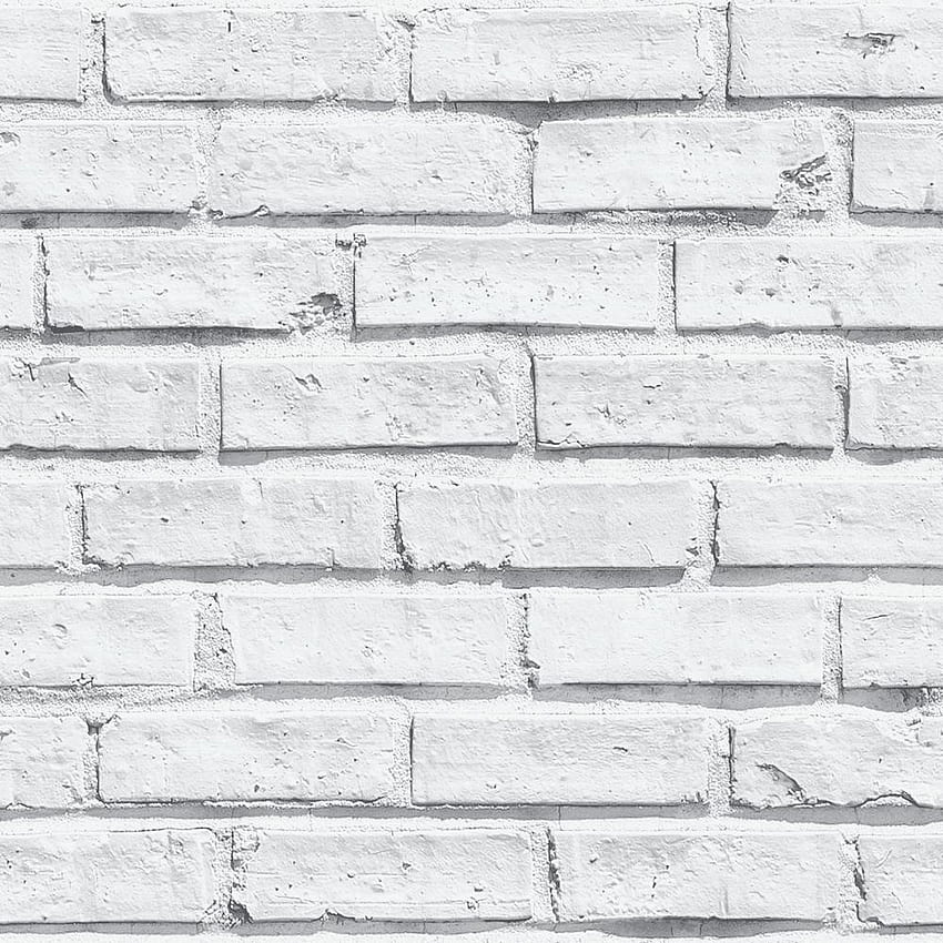 Arthouse White Brick Paper Strippable (Meliputi 57,26 kaki persegi)-623004 - The Home Depot, Grey Brick wallpaper ponsel HD
