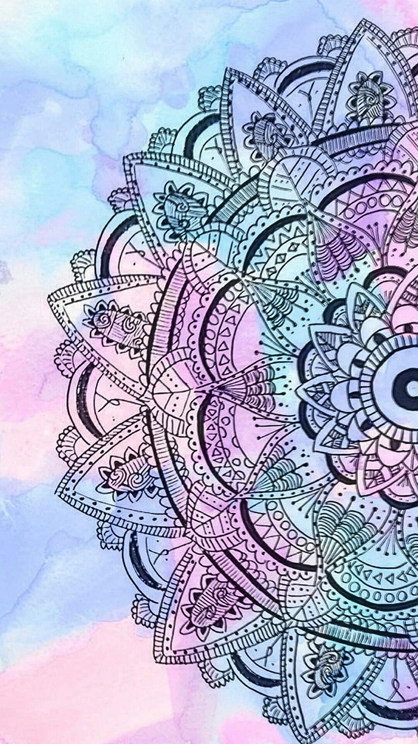 Best mandala la la la in 2020. Mandala art, Mandala, Zentangle HD phone wallpaper