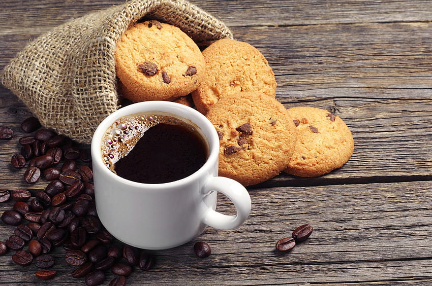 * Coffee *, coffee, food, drink, cookies HD wallpaper