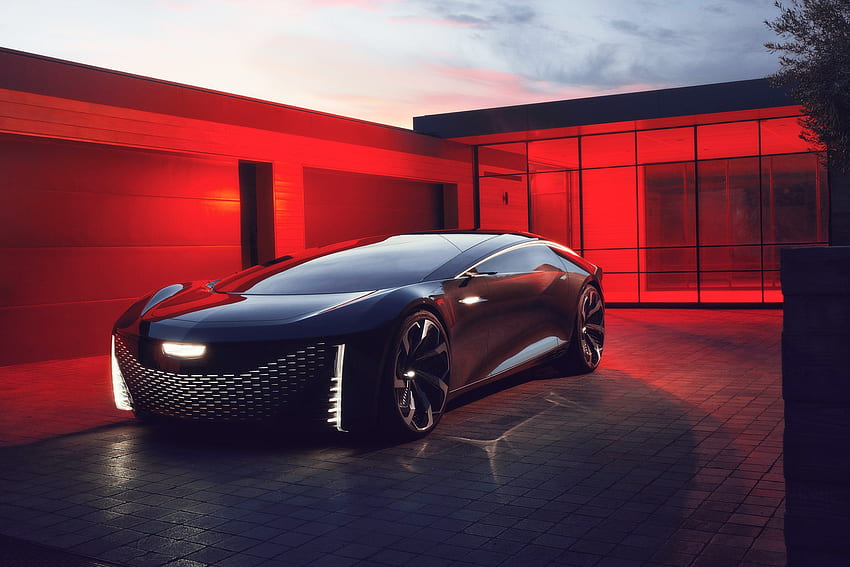 Vous pourrez peut-être posséder une voiture autonome après tout, le luxe noir et rouge Fond d'écran HD