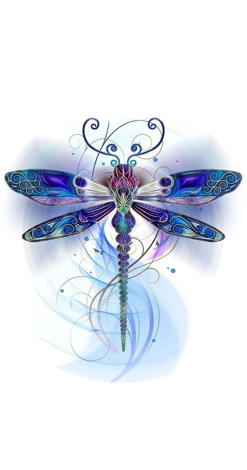 Dragonfly, Dragonfly Art HD phone wallpaper