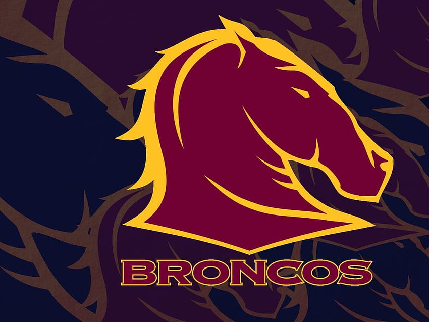 Broncos de Brisbane - Logo Broncos de Brisbane - - Fond d'écran HD