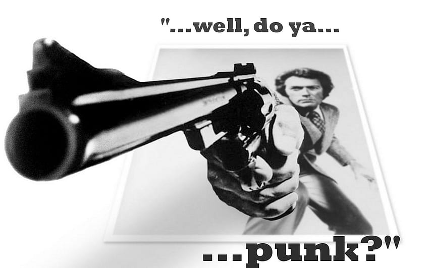well, do ya punk?, quote, poster, funny, movie HD wallpaper