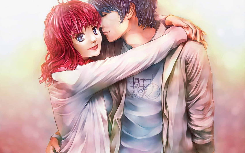 Romantic Cartoon Kissing, Cute Anime Love HD wallpaper | Pxfuel