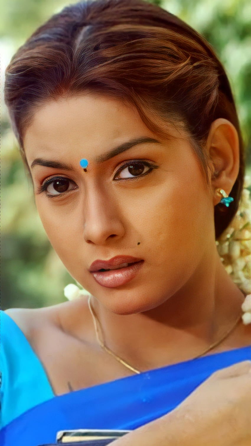 Rakshita, kannada actress, saree beauty HD phone wallpaper