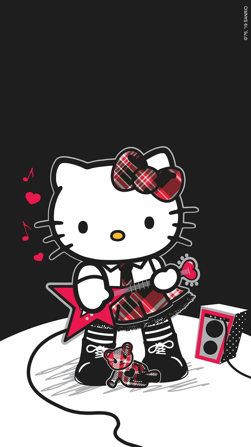 Source: hellokittymexico(fb). Hello kitty art, Hello kitty , Hello kitty, Hello Kitty Punk HD phone wallpaper