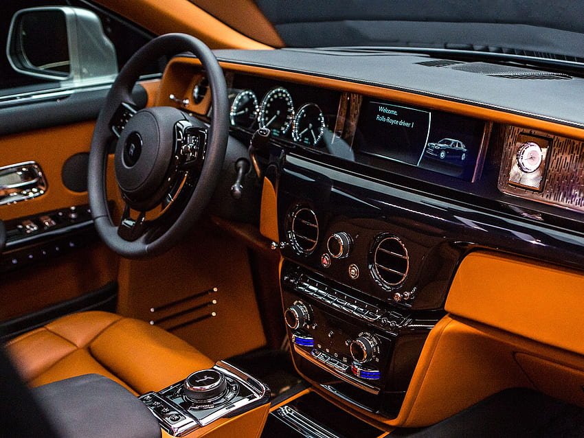 The Rolls Royce Phantom Personalizes Opulence, Rolls Royce Interior HD wallpaper