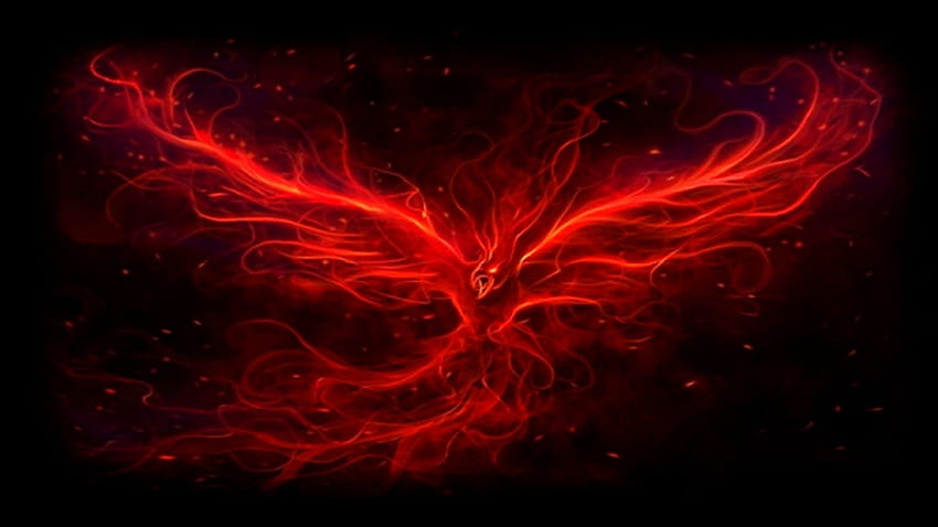 Phoenix Уникален тъмен феникс Inspiration - отляво на Хъдсън, Cool Blue Phoenix HD тапет