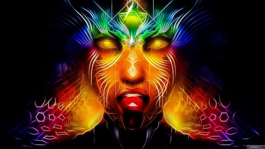 Psychedelic, Shiva Trance HD wallpaper