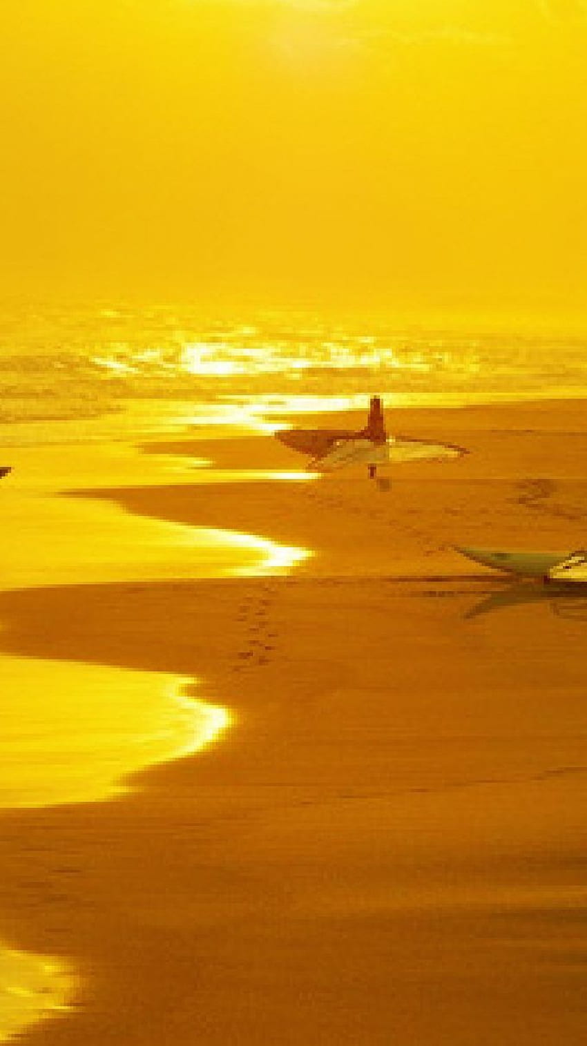 Light Yellow Sunset Aesthetic - Novocom.top, Yellow Sea HD phone wallpaper