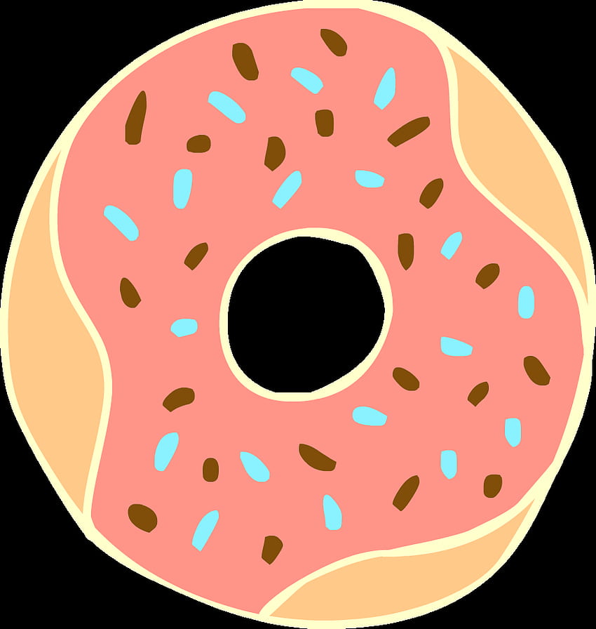 And Donuts Panda - Transparent Donut Clip Art - - teahub.io, Cartoon Doughnut HD phone wallpaper