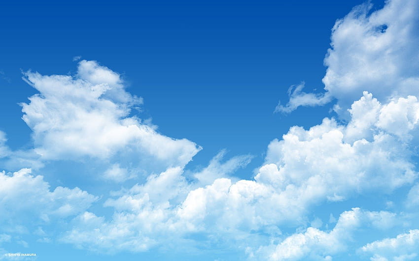 พื้นหลังท้องฟ้า จอไวด์สกรีนที่สวยงาม และพื้นหลังนารูโตะ ท้องฟ้าสีน้ำเงินเข้ม วอลล์เปเปอร์ HD