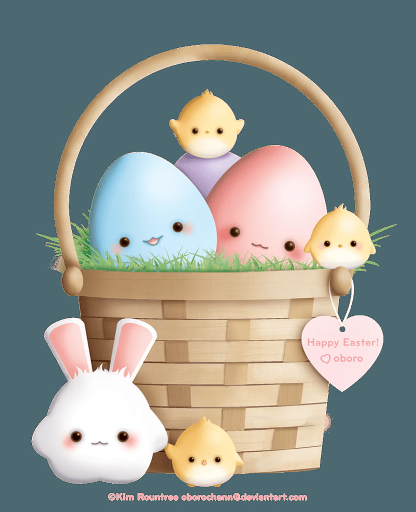 ns de Cesta de páscoa. Easter baskets, Easter and Kawaii HD phone wallpaper