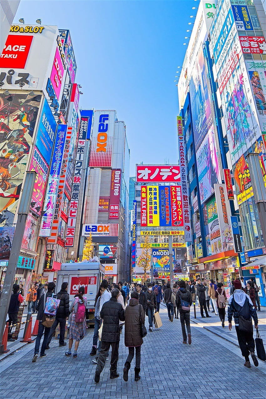 Tokyo's Akihabara district: from electronics to maid cafes in 2020. 일본 여행 그래피, Akihabara japan, Japan graphy, Akihabara Anime HD 전화 배경 화면