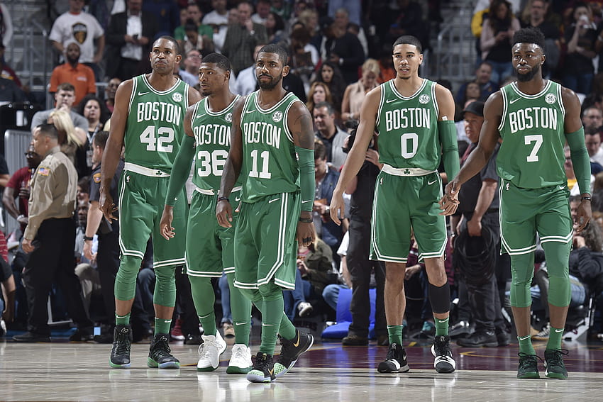 Jayson Tatum e Jaylen Brown se preparando muito para o Boston Celtics papel de parede HD