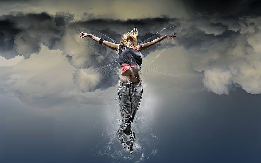 mulheres pulando braços espirituais levantados Pessoas , Pessoas de alta resolução , Alta definição , Mulher espiritual papel de parede HD