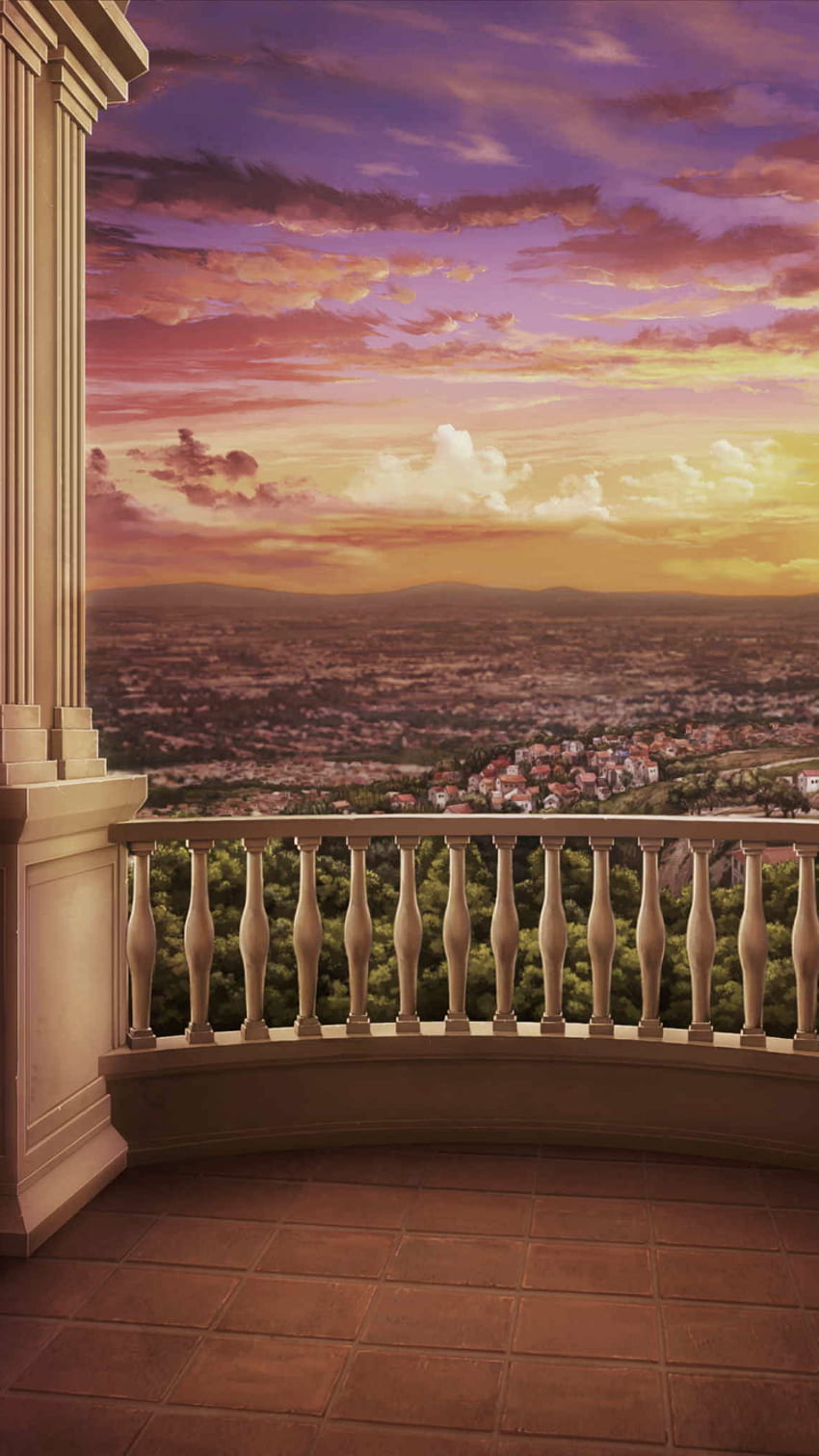 Background, Castle Balcony HD phone wallpaper