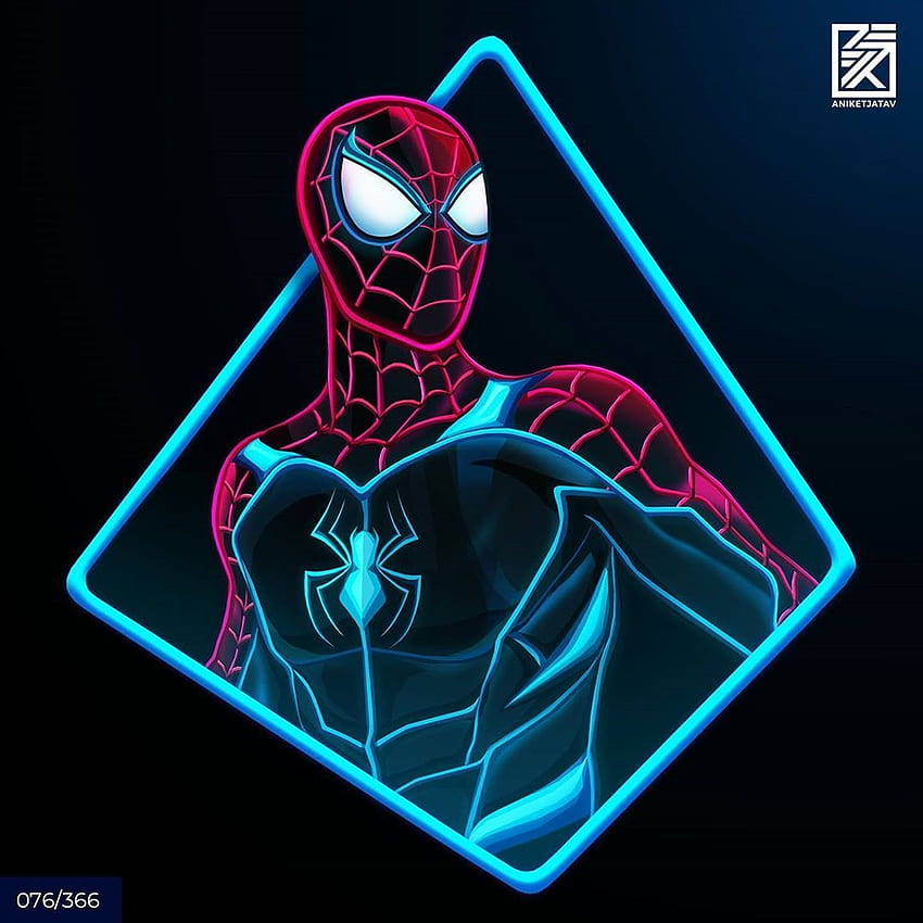 Spider man neon HD wallpapers | Pxfuel