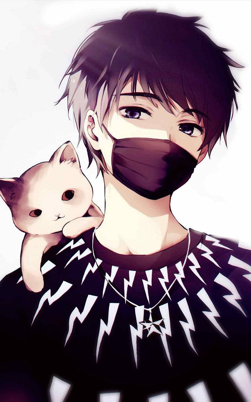 Anime Boy With Cat Kawaii Wallpapers  Wallpaper Cave
