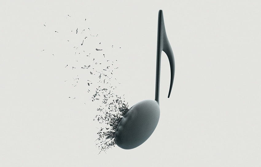 the explosion, notes, Music, note, treble clef HD wallpaper