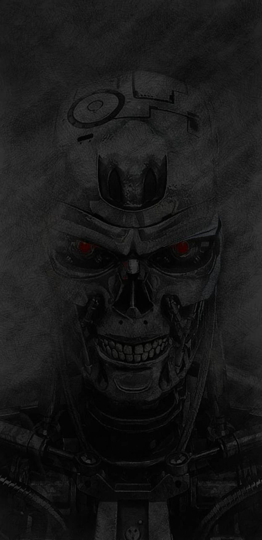 Terminator Skull, Terminator Logo HD phone wallpaper