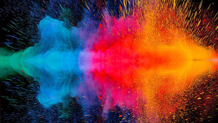 Colorful Dispersion Laptop Full , Abstract , , and Background HD wallpaper